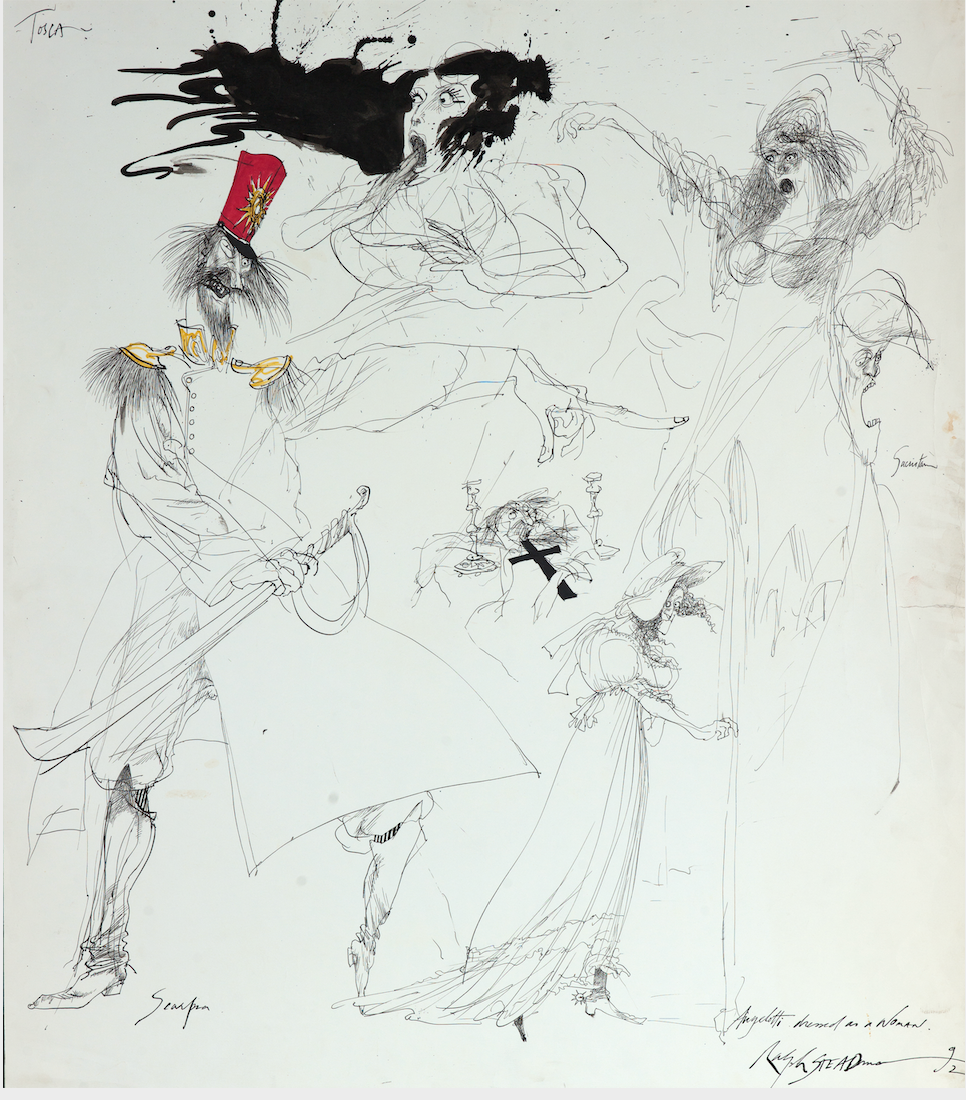 Ralph Steadman Tosca Print